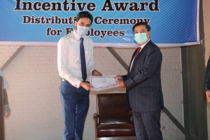 Employee of the Month Awards distribution ceremnoy